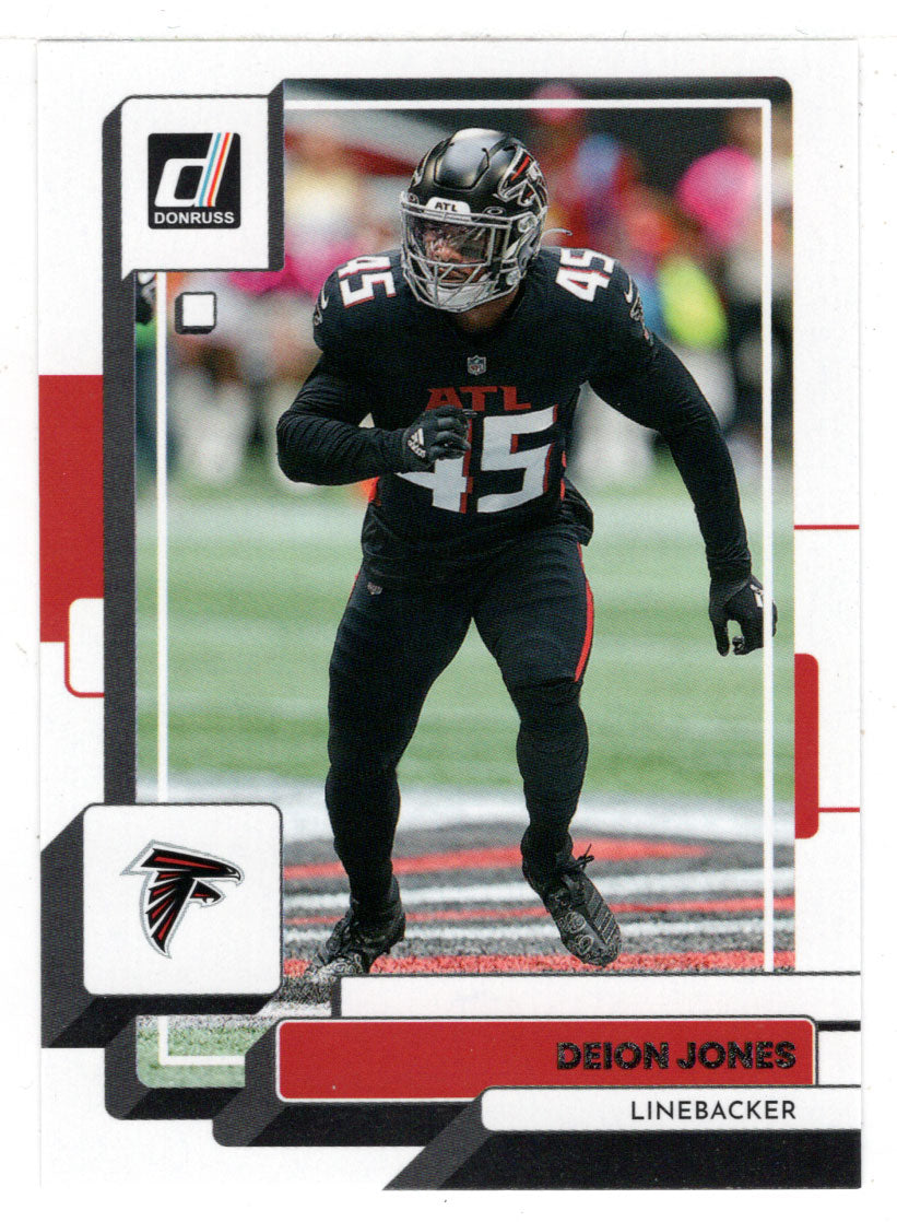 Deion Jones - Atlanta Falcons (NFL Football Card) 2022 Donruss # 231 Mint