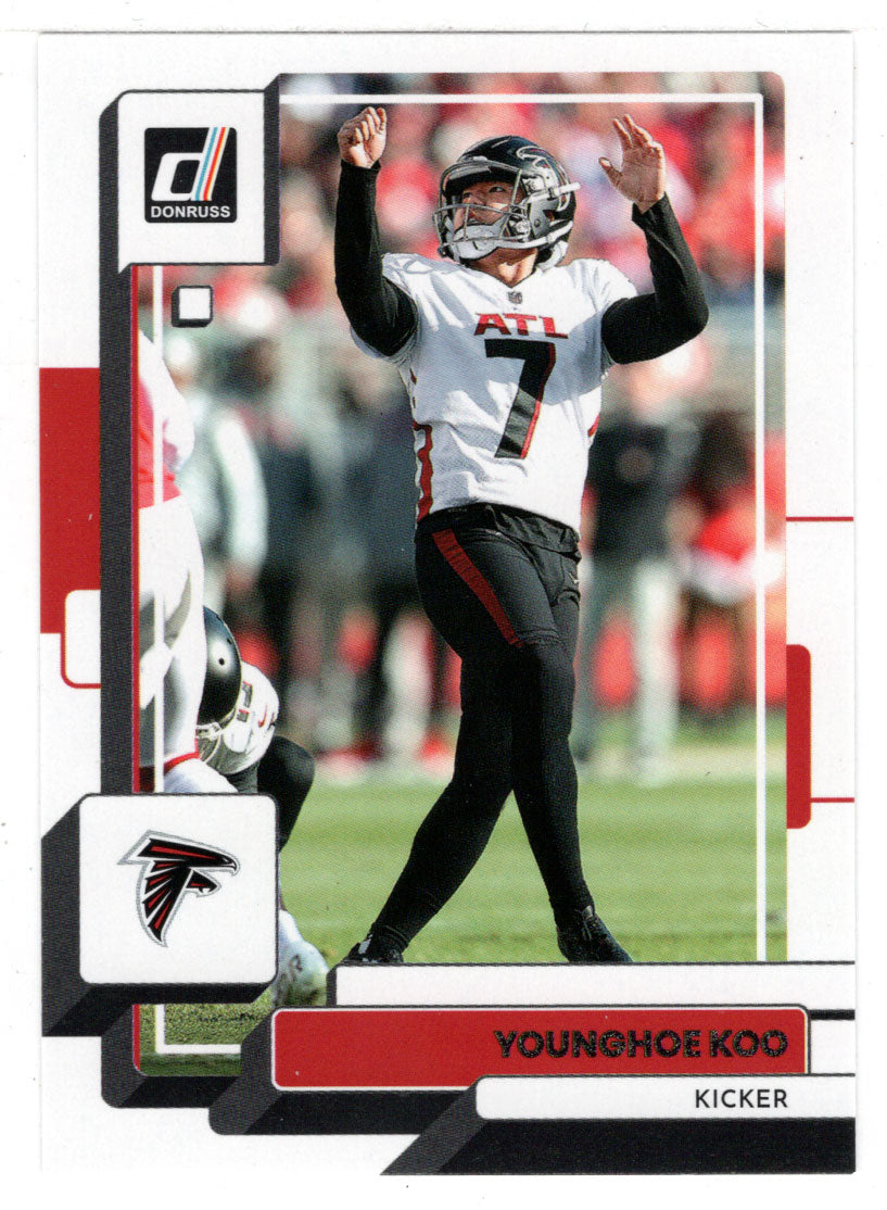 Younghoe Koo - Atlanta Falcons (NFL Football Card) 2022 Donruss # 233 Mint
