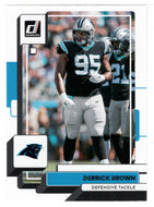 Derrick Brown - Carolina Panthers (NFL Football Card) 2022 Donruss # 240 Mint
