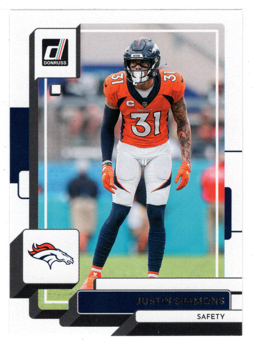 Justin Simmons - Denver Broncos (NFL Football Card) 2022 Donruss # 269 Mint