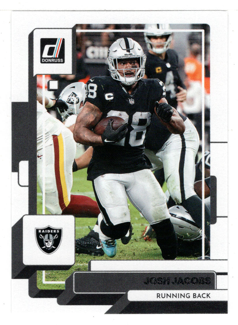 Josh Jacobs - Las Vegas Raiders (NFL Football Card) 2022 Donruss # 285 Mint