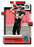 Desmond Ridder RC - Atlanta Falcons - Rated Rookie (NFL Football Card) 2022 Donruss # 304 Mint