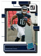 Treylon Burks RC - Tennessee Titans - Rated Rookie (NFL Football Card) 2022 Donruss # 312 Mint