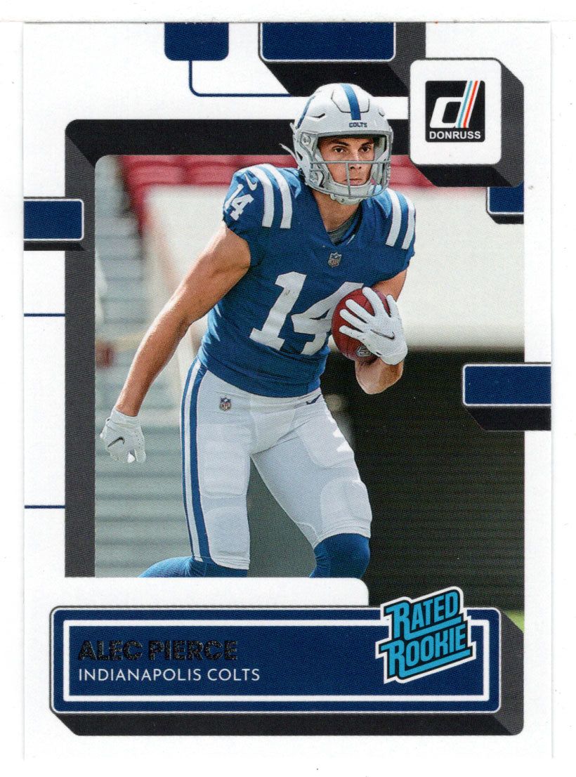 Alec Pierce RC - Indianapolis Colts - Rated Rookie (NFL Football Card) 2022 Donruss # 321 Mint