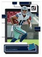 Jalen Tolbert RC - Dallas Cowboys - Rated Rookie (NFL Football Card) 2022 Donruss # 331 Mint