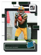 Romeo Doubs RC - Green Bay Packers - Rated Rookie (NFL Football Card) 2022 Donruss # 335 Mint