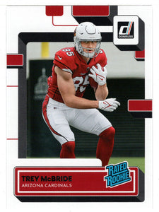 Trey McBride RC - Arizona Cardinals - Rated Rookie (NFL Football Card) 2022 Donruss # 337 Mint