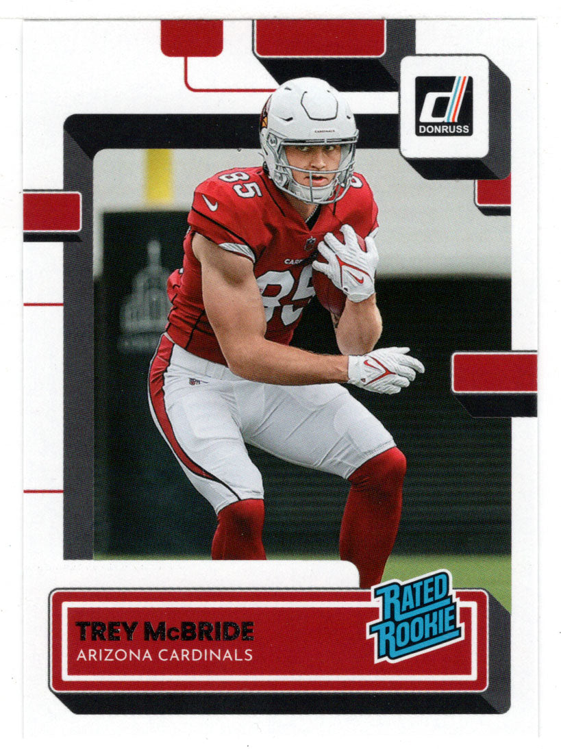 Trey McBride RC - Arizona Cardinals - Rated Rookie (NFL Football Card) 2022 Donruss # 337 Mint