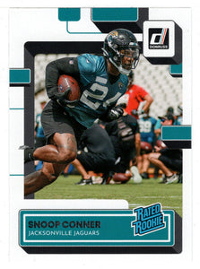 Snoop Conner RC - Jacksonville Jaguars - Rated Rookie (NFL Football Card) 2022 Donruss # 345 Mint