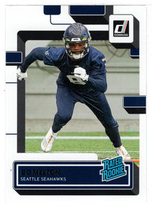 Bo Melton RC - Seattle Seahawks - Rated Rookie (NFL Football Card) 2022 Donruss # 350 Mint