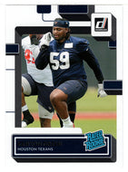 Kenyon Green RC - Houston Texans - Rated Rookie (NFL Football Card) 2022 Donruss # 354 Mint