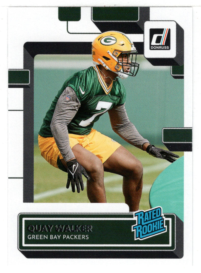 Quay Walker RC - Green Bay Packers - Rated Rookie (NFL Football Card) 2022 Donruss # 356 Mint