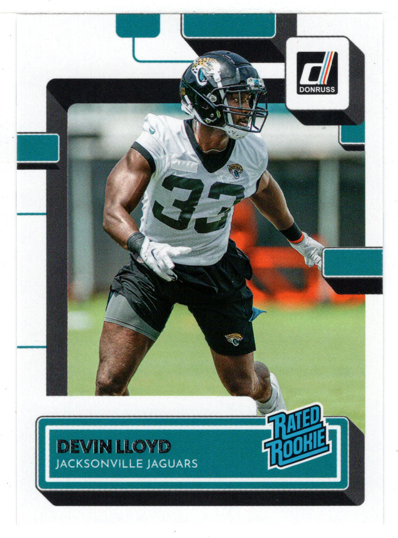 Devin Lloyd RC - Jacksonville Jaguars - Rated Rookie (NFL Football Card) 2022 Donruss # 359 Mint