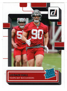 Logan Hall RC - Tampa Bay Buccaneers - Rated Rookie (NFL Football Card) 2022 Donruss # 364 Mint