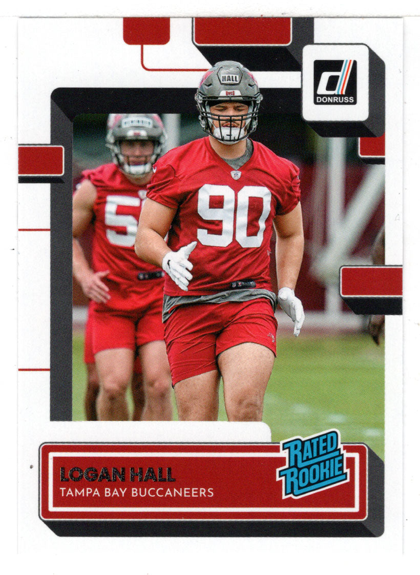 Logan Hall RC - Tampa Bay Buccaneers - Rated Rookie (NFL Football Card) 2022 Donruss # 364 Mint