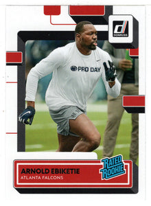 Arnold Ebiketie RC - Atlanta Falcons - Rated Rookie (NFL Football Card) 2022 Donruss # 366 Mint