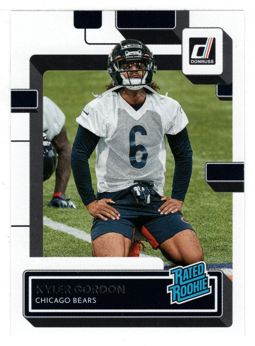 Kyler Gordon RC - Chicago Bears - Rated Rookie (NFL Football Card) 2022 Donruss # 367 Mint