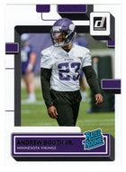 Andrew Booth Jr. RC - Minnesota Vikings - Rated Rookie (NFL Football Card) 2022 Donruss # 369 Mint