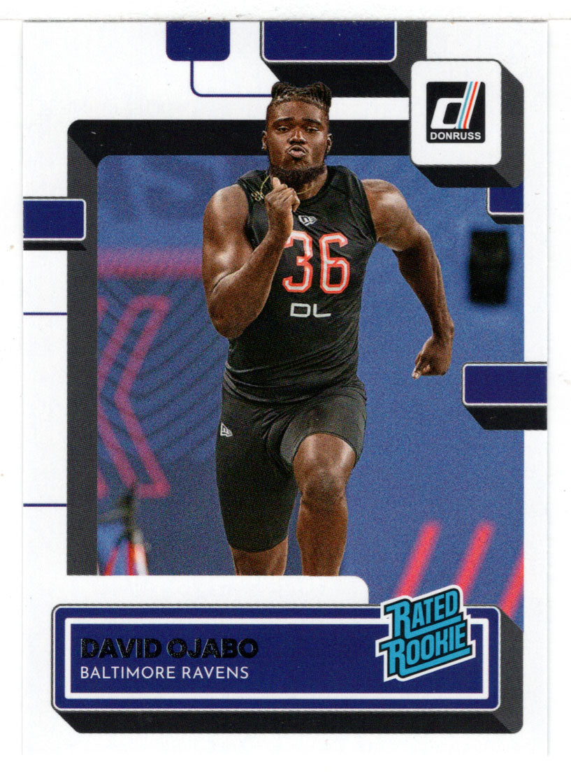 David Ojabo RC - Baltimore Ravens - Rated Rookie (NFL Football Card) 2022 Donruss # 370 Mint