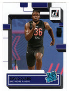 David Ojabo RC - Baltimore Ravens - Rated Rookie (NFL Football Card) 2022 Donruss # 370 Mint