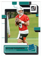 Skylar Thompson RC - Miami Dolphins - Rated Rookie (NFL Football Card) 2022 Donruss # 375 Mint
