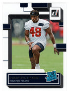 Christian Harris RC - Houston Texans - Rated Rookie (NFL Football Card) 2022 Donruss # 383 Mint