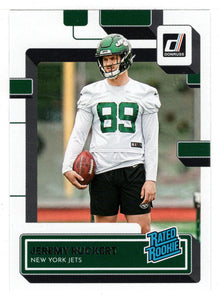 Jeremy Ruckert RC - New York Jets - Rated Rookie (NFL Football Card) 2022 Donruss # 391 Mint