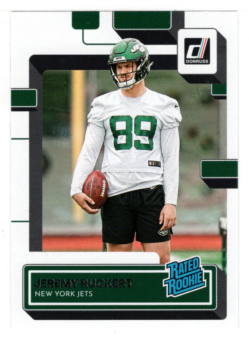 Jeremy Ruckert RC - New York Jets - Rated Rookie (NFL Football Card) 2022 Donruss # 391 Mint