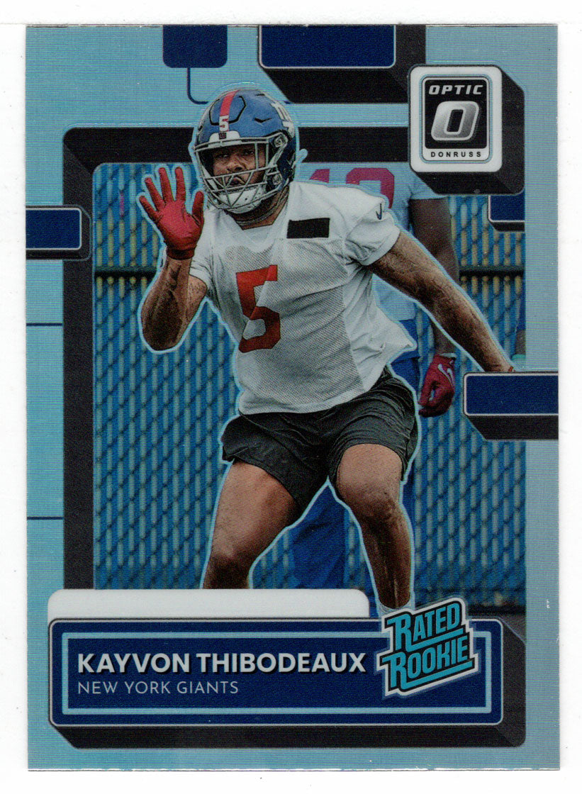 Kayvon Thibodeaux RC - New York Giants - Optic Rated Rookies Preview Holo (NFL Football Card) 2022 Donruss # P-352 Mint