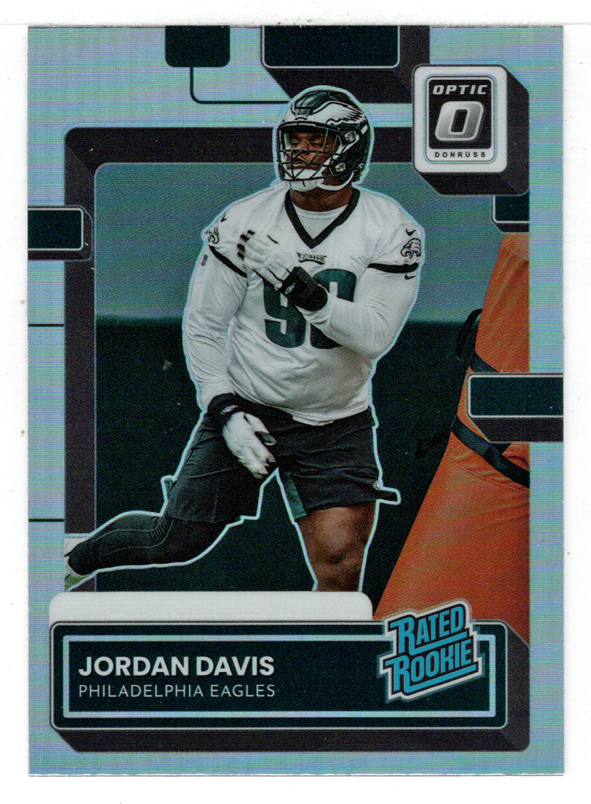 Jordan Davis - Philadelphia Eagles - Optic Rated Rookies Preview Holo (NFL Football Card) 2022 Donruss # P-353 Mint