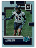 Nik Bonitto - Denver Broncos - Optic Rated Rookies Preview Holo (NFL Football Card) 2022 Donruss # P-380 Mint