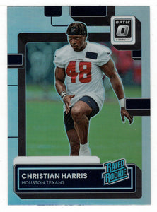 Christian Harris - Houston Texans - Optic Rated Rookies Preview Holo (NFL Football Card) 2022 Donruss # P-383 Mint