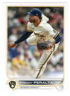 Freddy Peralta - Milwaukee Brewers (MLB Baseball Card) 2022 Topps # 13 Mint