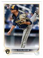 Jake Cousins RC - Milwaukee Brewers (MLB Baseball Card) 2022 Topps # 20 Mint