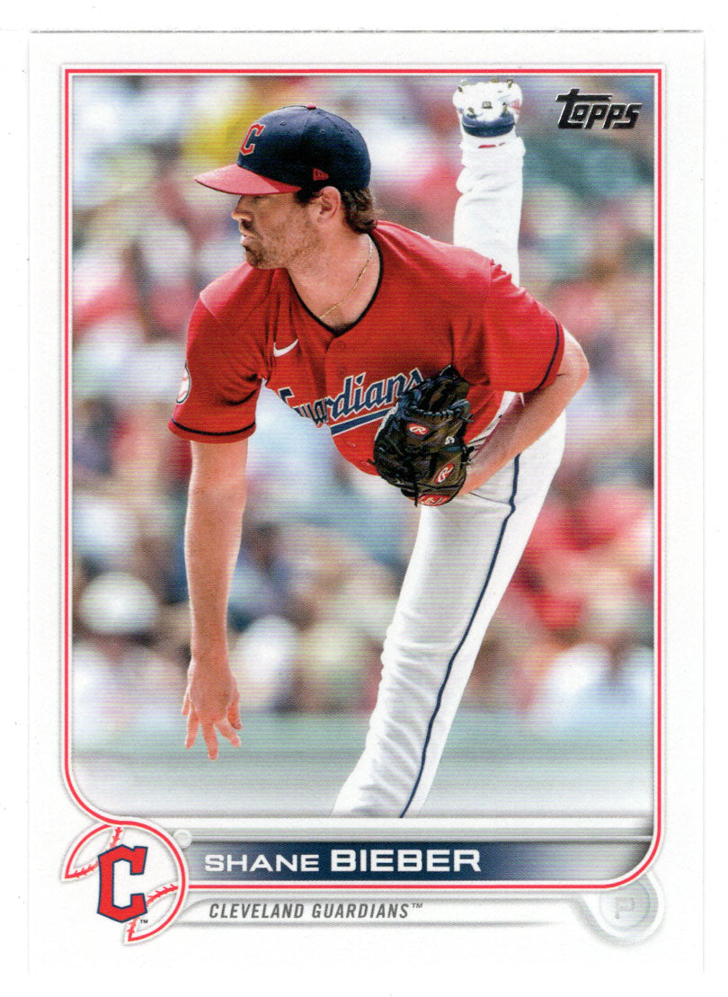 Shane Bieber - Cleveland Guardians (MLB Baseball Card) 2022 Topps # 21 Mint