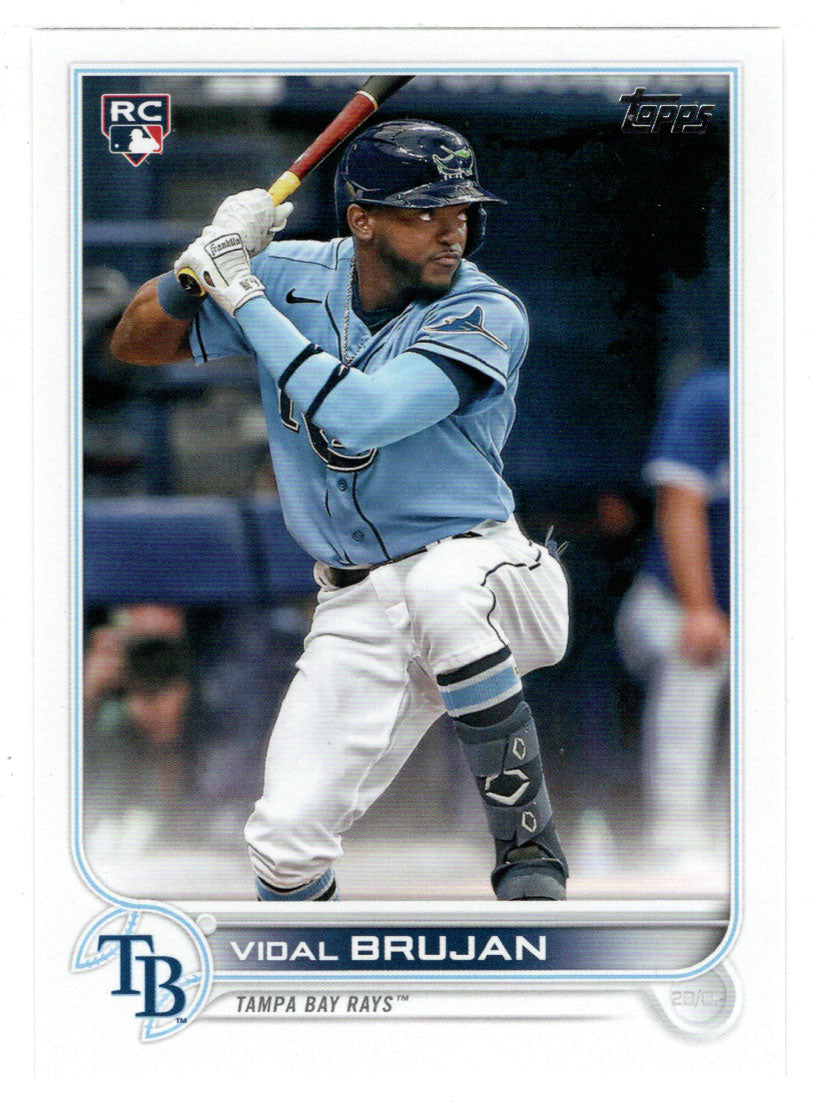 Vidal Brujan RC - Tampa Bay Rays (MLB Baseball Card) 2022 Topps # 25 Mint