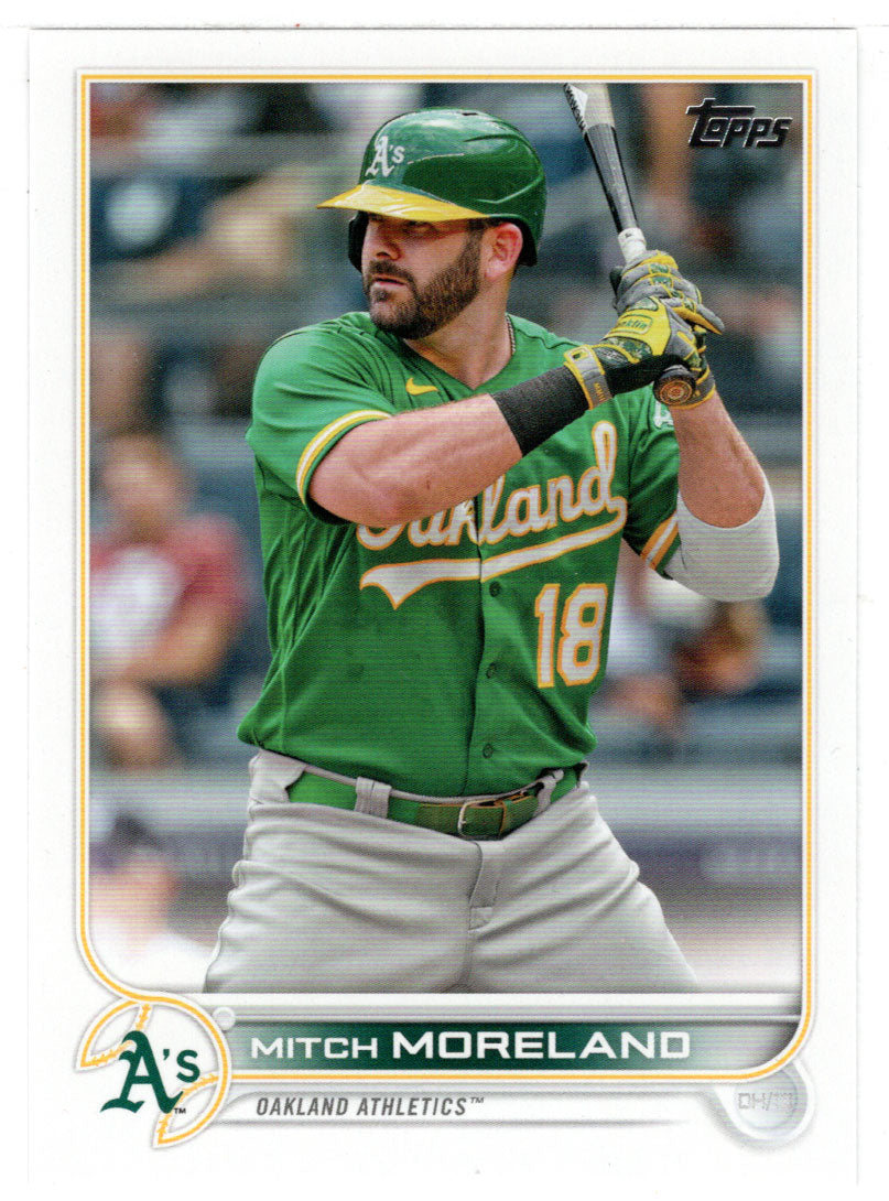 Mitch Moreland - Oakland Athletics (MLB Baseball Card) 2022 Topps # 42 Mint