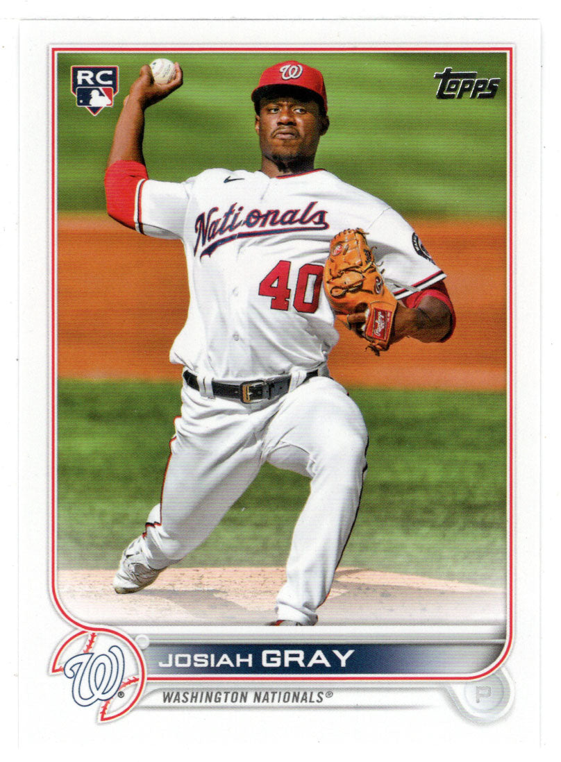 Josiah Gray RC - Washington Nationals (MLB Baseball Card) 2022 Topps # 43 Mint