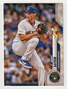 Brent Suter - Milwaukee Brewers (MLB Baseball Card) 2020 Topps # 477 Mint