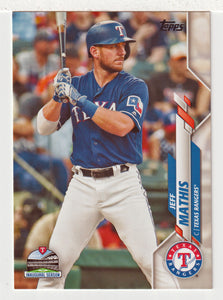 Jeff Mathis - Texas Rangers (MLB Baseball Card) 2020 Topps # 645 Mint