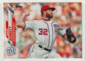Aaron Barrett RC - Washington Nationals (MLB Baseball Card) 2020 Topps # 670 Mint