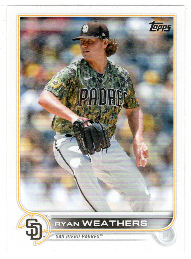 Ryan Weathers - San Diego Padres (MLB Baseball Card) 2022 Topps # 70 Mint