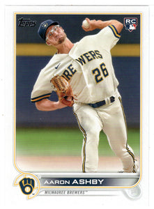 Aaron Ashby RC - Milwaukee Brewers (MLB Baseball Card) 2022 Topps # 78 Mint