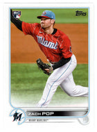 Zach Pop RC - Miami Marlins (MLB Baseball Card) 2022 Topps # 108 Mint