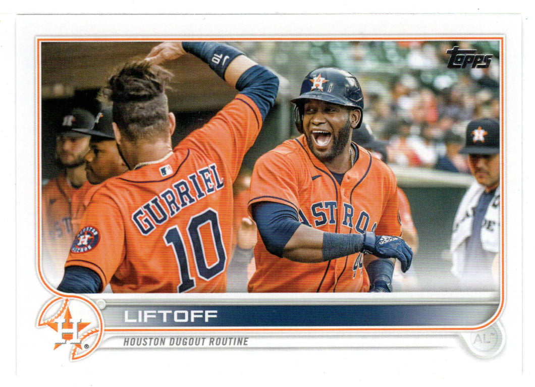 Yuli Gurriel - Yordan Alvarez - Houston Astros - Liftoff (MLB Baseball Card) 2022 Topps # 110 Mint