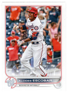 Alcides Escobar - Washington Nationals (MLB Baseball Card) 2022 Topps # 116 Mint