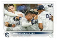Gleyber Torres - Miguel Andujar - New York Yankees - Walk-Off Water (MLB Baseball Card) 2022 Topps # 119 Mint