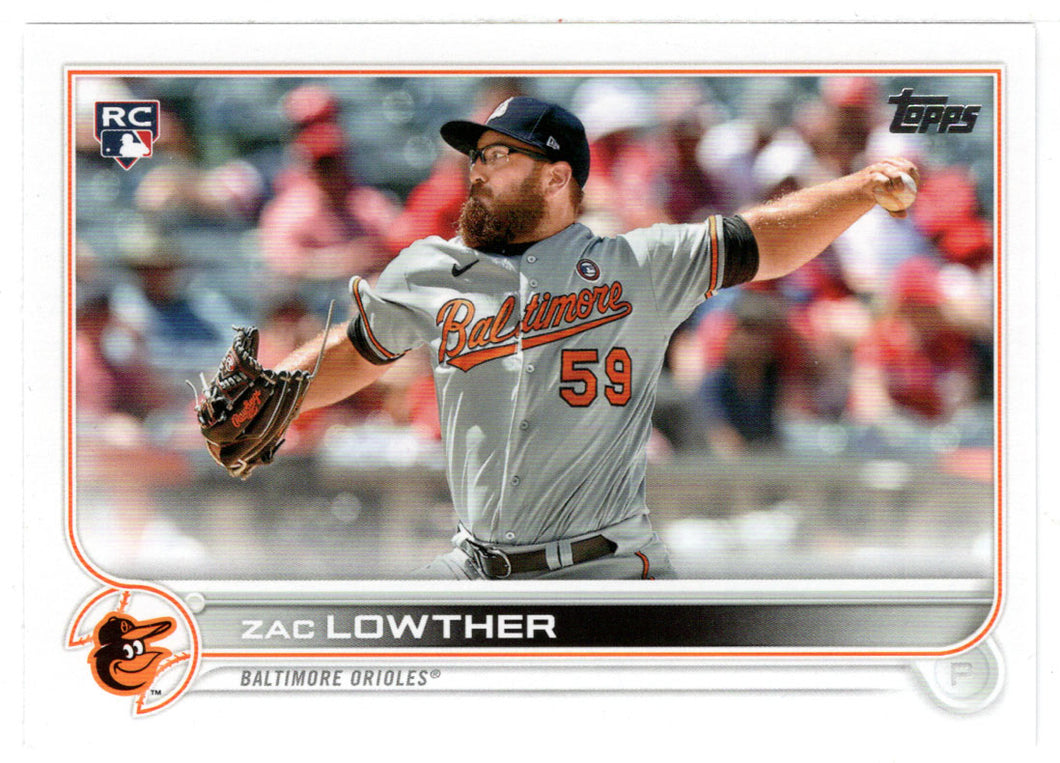 Zac Lowther RC - Baltimore Orioles (MLB Baseball Card) 2022 Topps # 133 Mint