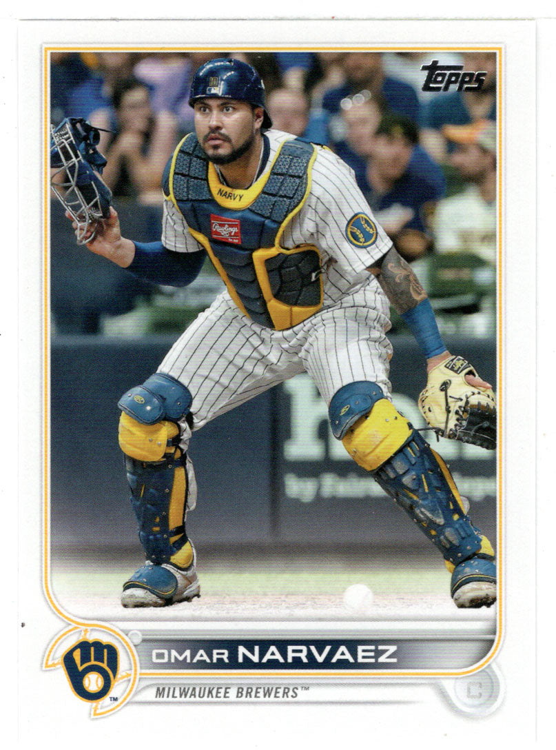 Omar Narvaez - Milwaukee Brewers (MLB Baseball Card) 2022 Topps # 139 Mint