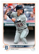 Zack Short RC - Detroit Tigers (MLB Baseball Card) 2022 Topps # 148 Mint